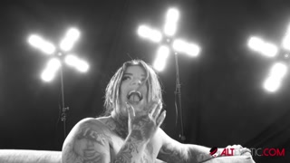 Busty tattooed PAWG Sabien Demonia is ready to fuck