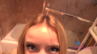 Banging cute blond Maria Kazi in the asshole and making her cream GFE POV Anal /