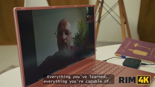 RIM4K. Natural tits and tricky tongue... What else do you need?