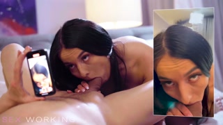 POV sex tape with big tits Maddy Black squirting after blowjob and orgasm