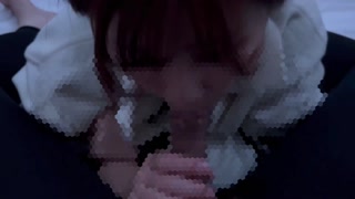 Massive ejaculation by her too-good blowjob with a pent-up libido!