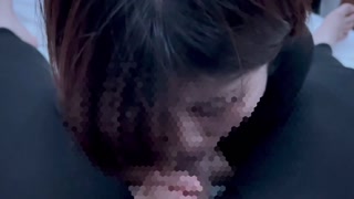 Erotic girlfriend excitedly says "delicious" as she is made to suck deep into her mouth.