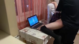 I didn't let my stepsister play on the computer after school
