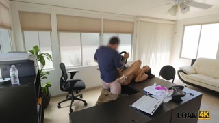 LOAN4K Hot chick gets fucked by a bank manager in exchange for a loan