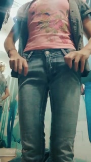 Dream of Pervert: have a look in the Fitting room when no lingerie Girl trying new Clothes. Tik Tok