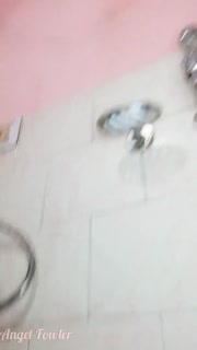 Accidentally Pissed all over my phone camera during filming - Close up peeing pussy Angel Fowler
