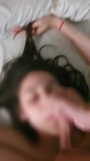 I asked him to fill my face with cum