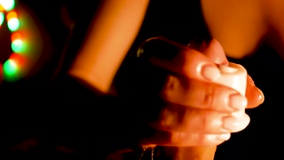 I jerk off a stranger with a rubber vagina