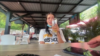 lush control in public, people see my reactions in a bar