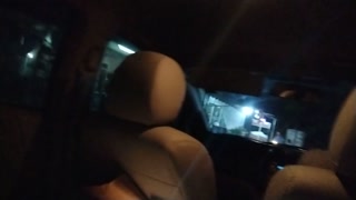 Thai girl big boobs - เรียก grab car แล้วช่วยตัวเอง