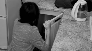 My horny stepmom fucked a locksmith and then woke up. LoL