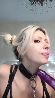 MY DIRTY WHORE PULL THE ROPE, STAY ON YOUR KNEES and SUCK MY COCK