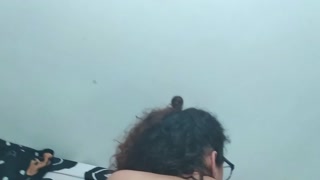 hot couple plays with husband's anus before riding