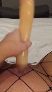 Fucking myself and squirting in fishnets while listening to my roommate fucking her tinder date