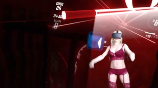 VR Gaming Beat Saber Spank Booty On Fail