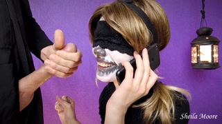 Roommate's prank while I'm on the phone with my cuckold boyfriend (Halloween edition)