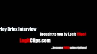 Enjoy MORNING SEX w/ BRUNETTE BABE Marley SUCKS &amp; FUCKS BIG LOAD in MOUTH!