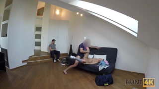 HUNT4K Couple for money satisfies every request of perverted and rich man