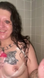 Taking a Shower to my Cuckold Husband about wanting a Bull