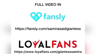 Giantess Samira Drool, saliva, uvula, spit , tongue, mouth