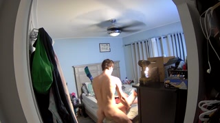 Wife with Bull while Husbands at Work!