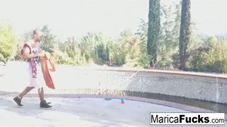 Marica the house jacker gets some BBC from Chris Cock!