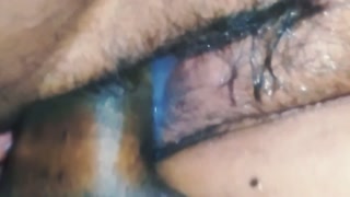 I pissed everything, omg. Married woman squirts while being fucked by the big dick until it's full o