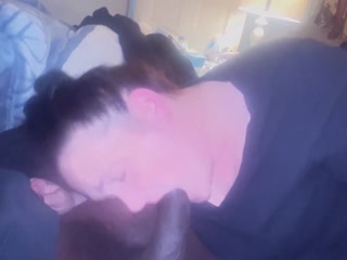 My boo pajamas and a nice big black cock to gobble on