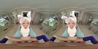 Asian Babe Vina Sky As MY HERO ACADEMIA MIRKO Wants Your Thick Dick VR Porn
