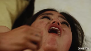 BellesaFilms - Asian Kendra Spade rides hard cock &amp; takes cum on her ass