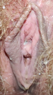 Lovely Hairy Pussy Piss Filmed for You Very Closeup and Detailed Pee Hole