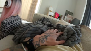 I woke up to the fact that she was shoving my dick into all her holes!