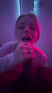 POV - Cum all over my mouth and tits Teaser