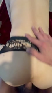 Chinese milf getting help with new toy