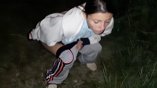 I piss on the street and masturbate my wet pussy to orgasm - Lesbian_illusion