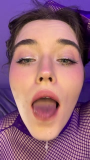 Wet ahegao with deep throat from dirty college girl