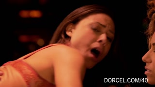 Hidden Pleasure - Sex on the money table with Cassie &amp; Rose Valerie