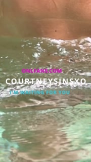 Naked in Mexico - Courtney Sins in the buff