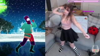 SWEATY CUTE E GIRL DANCING TO RASPUTIN