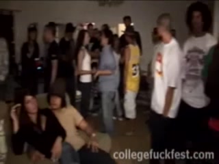 Pussy fucked college babe is grinded hard