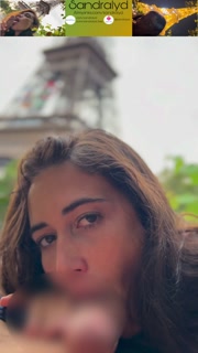 Balls sucking on Eiffel Tower