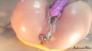 Horny Teen with Long Nails Gets Creamy_Jelly Cumshots
