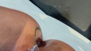 Playing with my Dildo in front of the mirror has me cumming