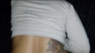 horny neighbor fucks me in her husband's bed