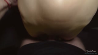 Curly horny neighbor makes a huge squirt if she is fucked hard