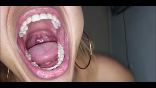 My tongue, my tits and my spit