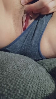 Rubbing qtip on my pussy over panties is my new favorite thing to do