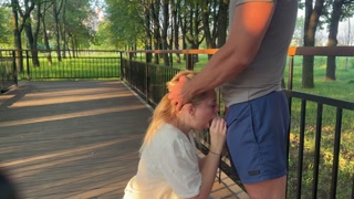 I sucked off my boyfriend's best friend in the park