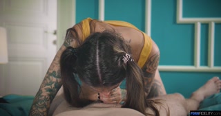 Alt Babe Mari Galore is a Beauty in Blue