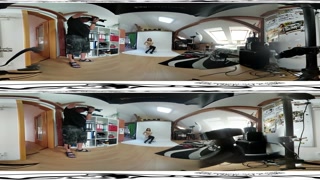 Antonia Sainz 09 - Backstage before masturbation video 3DVR 360 UP-DOWN